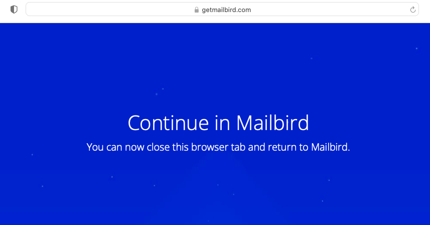 mailbird not loading gmail accounts