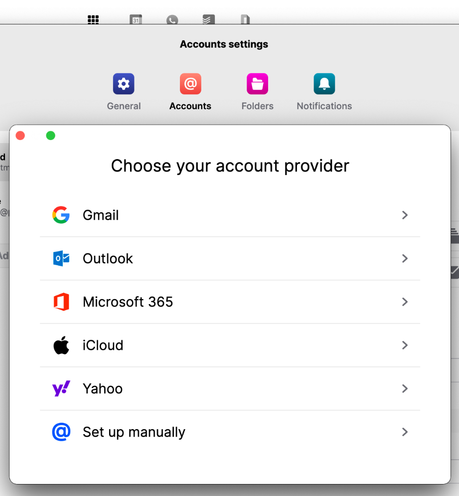 how to set up icloud email on mailbird