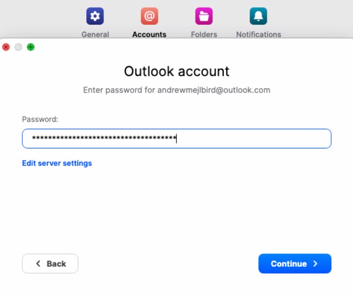 outlooks contacts to mailbird