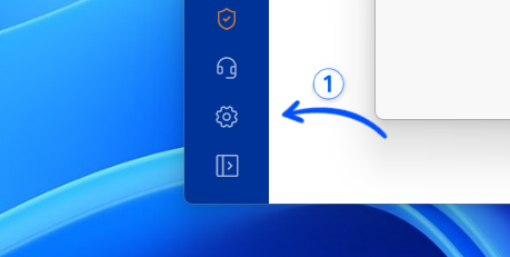 Click the settings icon